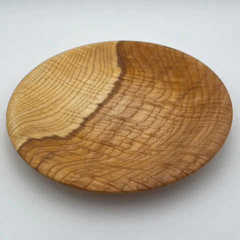 Meyer Wood Studio - Carved Wooden Platter - 13.5" Food-Safe Ash #66-22