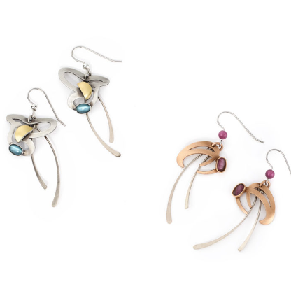 Christophe Poly - Earrings - Regular Wire Hook (Assorted Colors/Designs) #Y