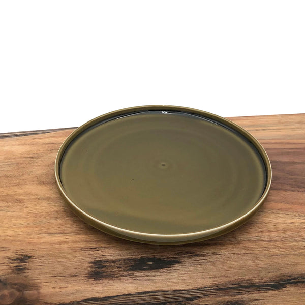 TRIPWARE Japan - Recycled Stoneware Ceramics - Large Flat Dish (Assorted Colors)
