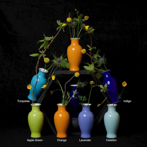 Middle Kingdom - Mini Vase - Pear (Celadon) #MV9-C