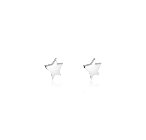 Serena Van Rensselaer Jewelry - Earrings - "Étoile" Mini Star Posts (Silver) #LPP1s
