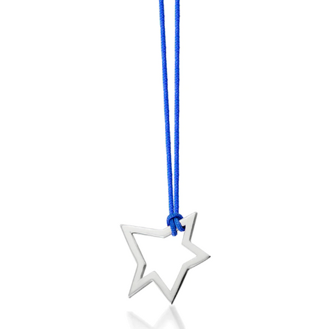 Serena Van Rensselaer Jewelry - Necklace - "Étoile" Open Star (Silver) #LPP33s
