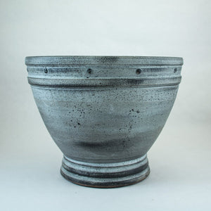 Paget - bowl large w/ screws - steel gray