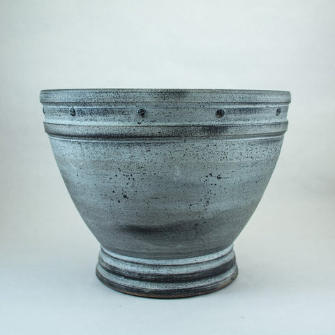 Paget - bowl large w/ screws - steel gray
