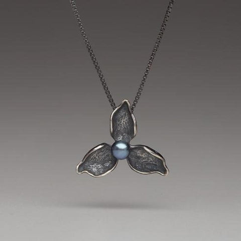 Nichole Collins - Necklace - Bittersweet Pearl  #F802