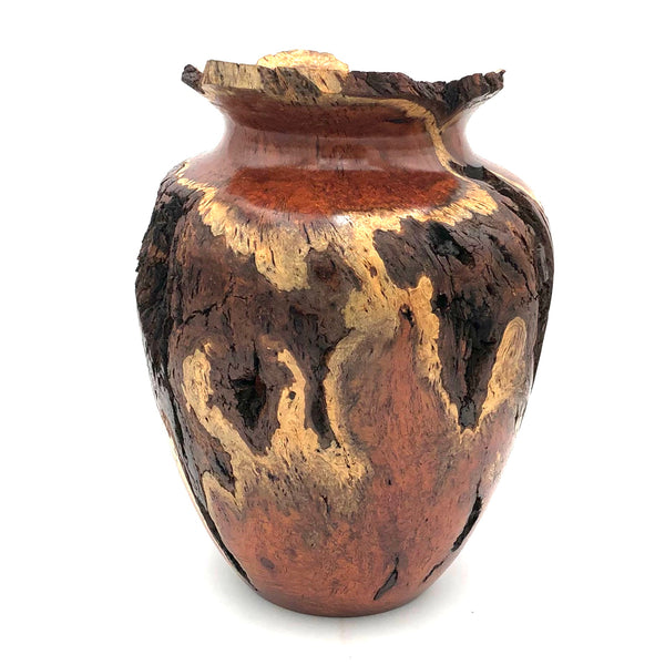 Tom Boley - Red Oak Hollow Lathe Works - Mesquite Burl Vase