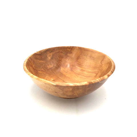 Tom Boley - Red Oak Hollow Lathe Works - 11" x 4" Wooden Salad Bowl - Maple