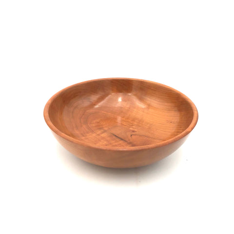 Tom Boley - Red Oak Hollow Lathe Works - 10" x 3" Wooden Salad Bowl - Cherry