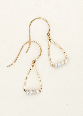 Holly Yashi - Earrings - Miramar Drop (White) #10730