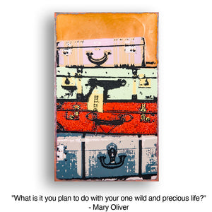 Llew - Spiritiles- Glass Over Copper - "Bon Voyage"#124 (RETIRED)