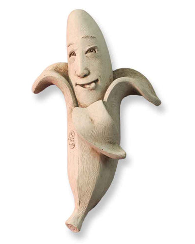 Carruth Studio - Cast Stone Wall Hanging - 'Going Bananas' #1317A