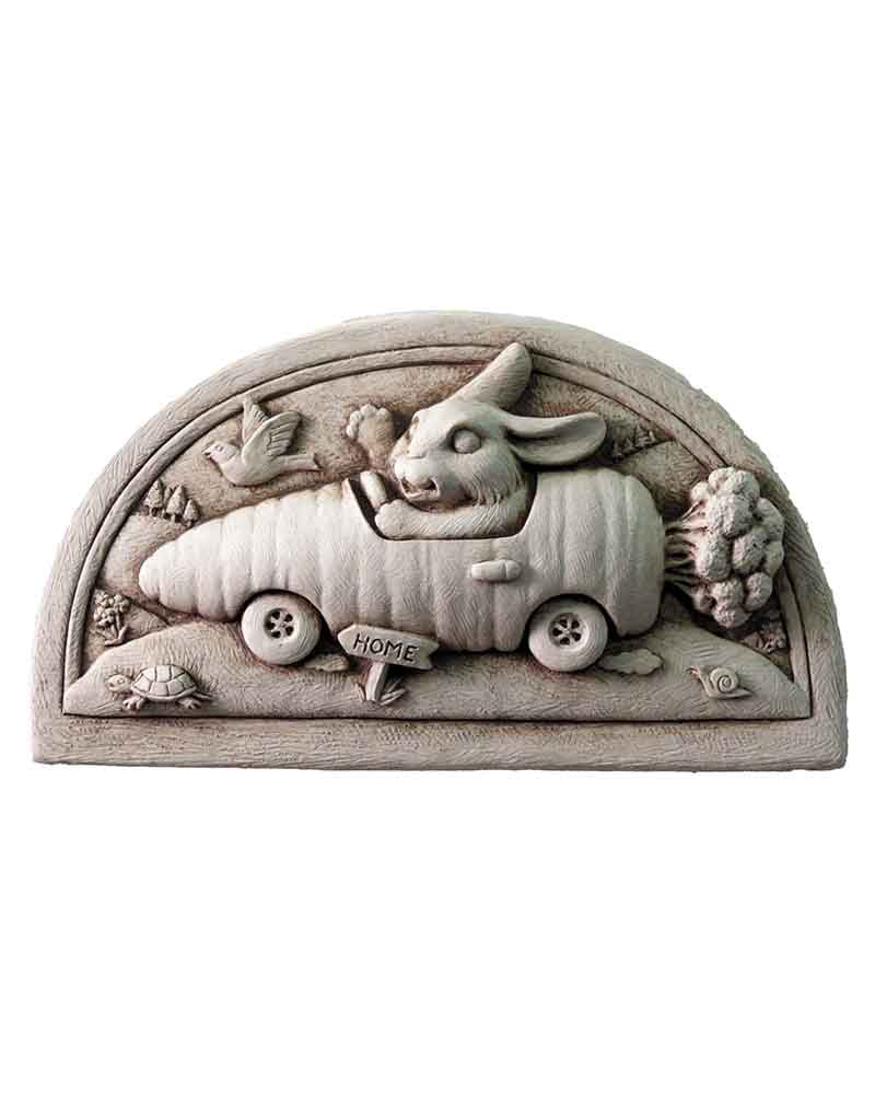 Carruth Studio - Cast Stone Wall Hanging - 'Bunny Mobile' #1324A