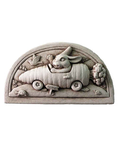 Carruth Studio - Cast Stone Wall Hanging - 'Bunny Mobile' #1324A