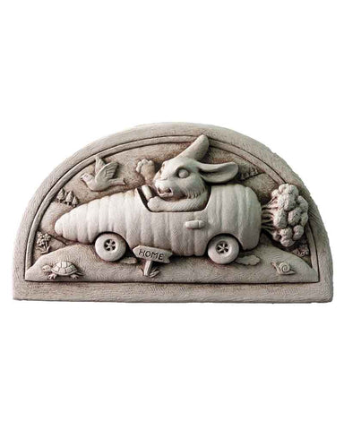 Carruth Studio - Cast Stone Wall Hanging - 'Bunny Mobile' #1324A