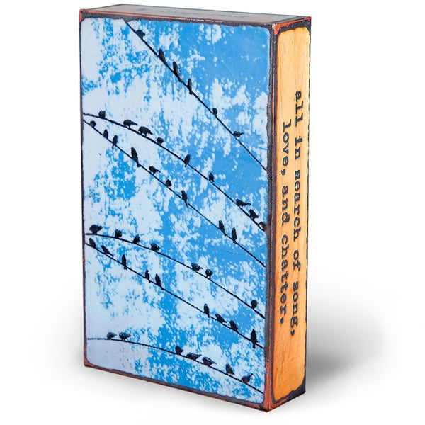 Llew - Spiritiles - Glass Over Copper - "Block Party" #157 (RETIRED)