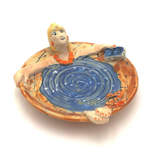 Sullivan - Soap Dish - 'A book, a bath, perfect!' #DS1641
