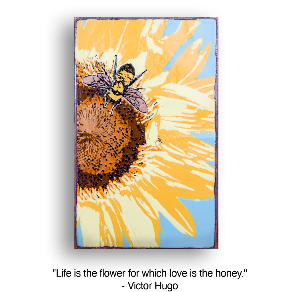 Llew - Spiritile Glass Over Copper - "Nectar" #199