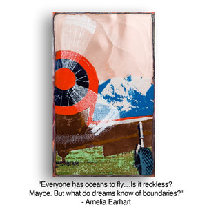 Llew - Spiritiles - Glass Over Copper - "In The Air" #203 (RETIRED)