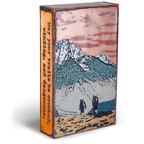 Llew - Spiritiles - Glass Over Copper - "Terra Incognita" #210
