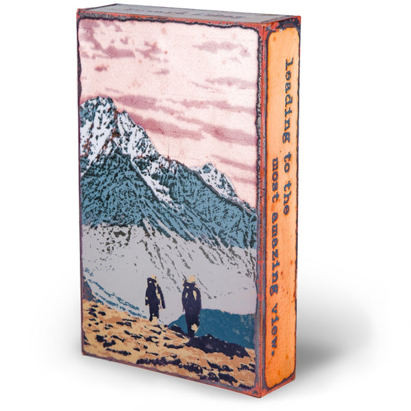 Llew - Spiritiles - Glass Over Copper - "Terra Incognita" #210