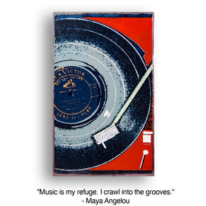 Llew - Spiritiles - Glass Over Copper - "Cue Up" #214