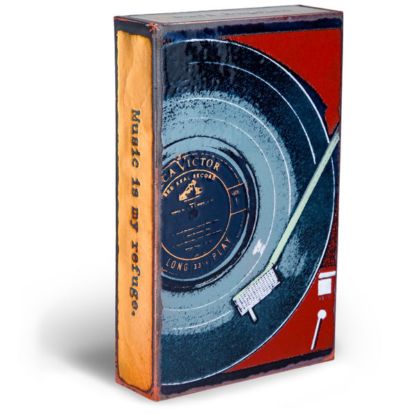Llew - Spiritiles - Glass Over Copper - "Cue Up" #214