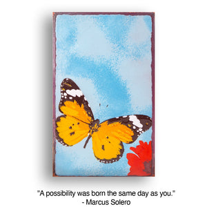 Llew - Spiritiles - Glass Over Copper - "Chrysalis" #228 - RETIRED