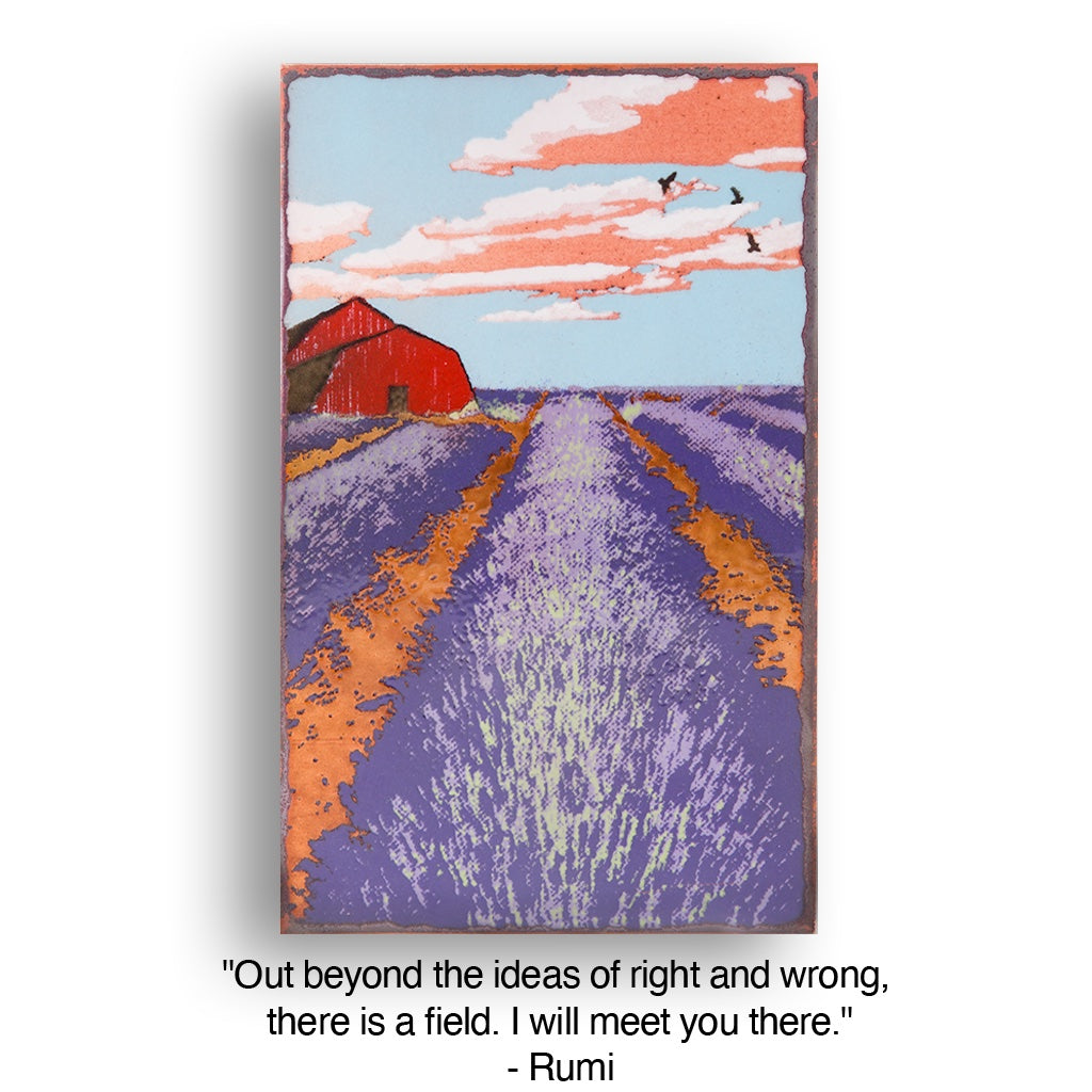 Llew - Spiritiles - Glass Over Copper - 'Elysian' #231