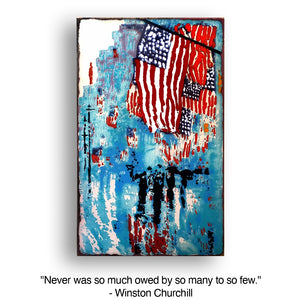 Llew - Spiritiles - Glass Over Copper - 'American Heroes' #251