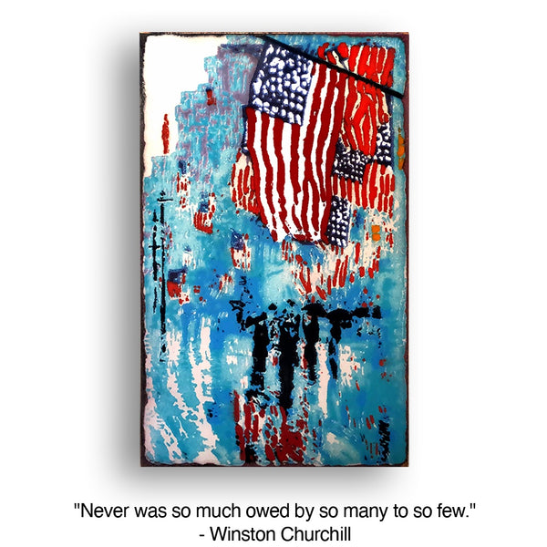 Llew - Spiritiles - Glass Over Copper - 'American Heroes' #251