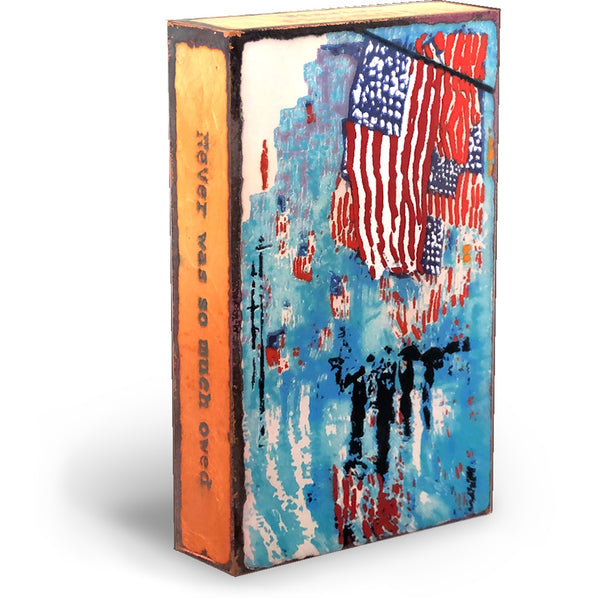 Llew - Spiritiles - Glass Over Copper - 'American Heroes' #251