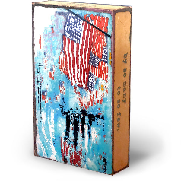 Llew - Spiritiles - Glass Over Copper - 'American Heroes' #251