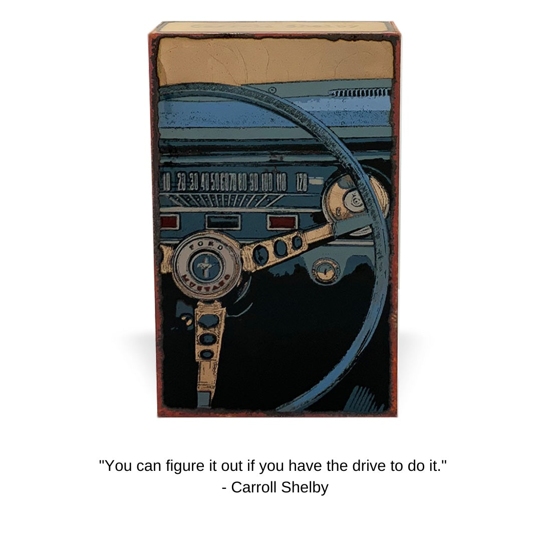 Llew - Spiritiles - Glass Over Copper - "Drive" #253
