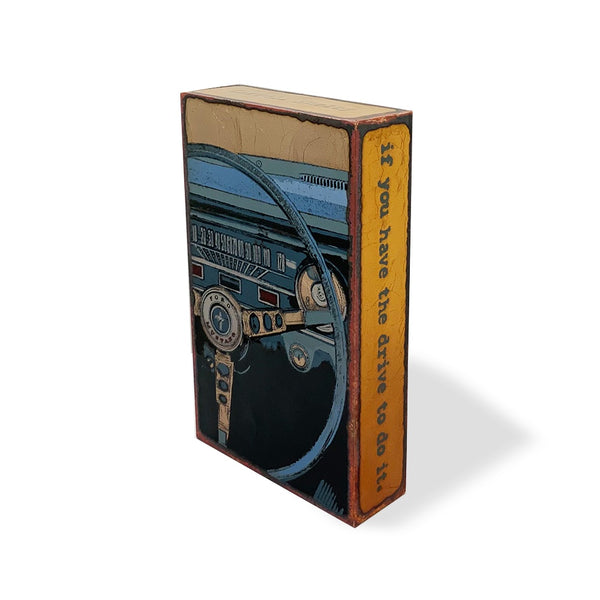 Llew - Spiritiles - Glass Over Copper - "Drive" #253