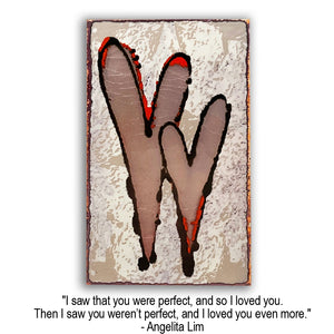 Llew - Spiritiles - Glass Over Copper - "Perfect" #257