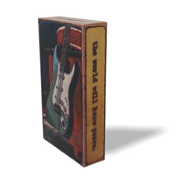 Llew - Spiritiles - Glass Over Copper - "Peace" #263