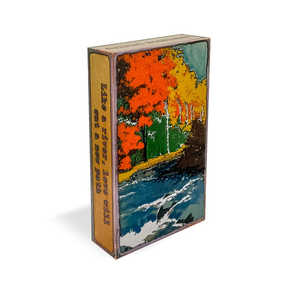 Llew - Spiritile - Glass Over Copper - "Meander" #270