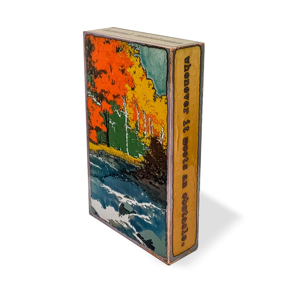 Llew - Spiritile - Glass Over Copper - "Meander" #270