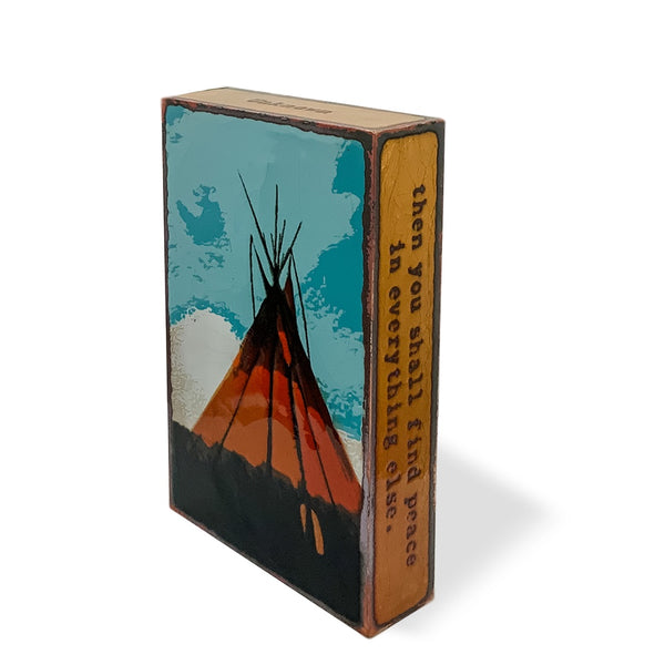 Llew - Spiritile Glass Over Copper - "Solace" #272