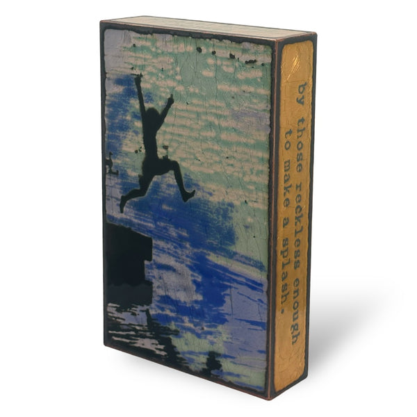 Llew - Spiritile Glass Over Copper - 'Leap' #280