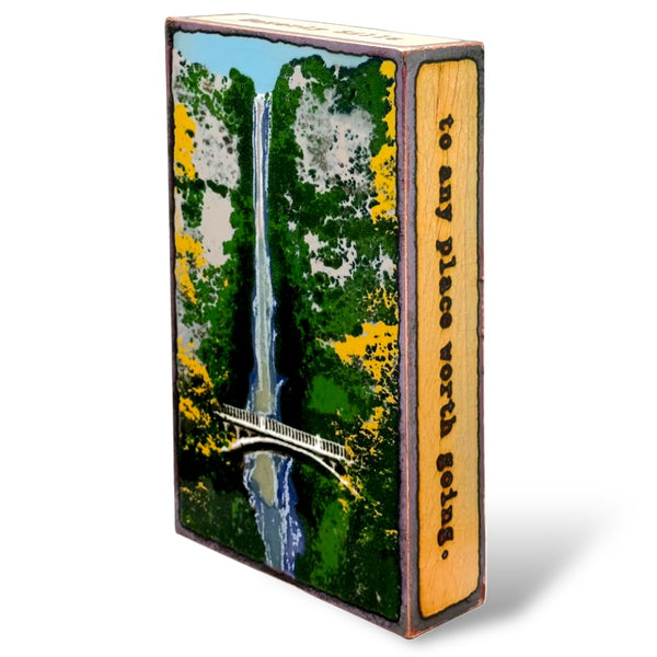 Llew - Spiritile Glass Over Copper - 'Endless Falls' #282