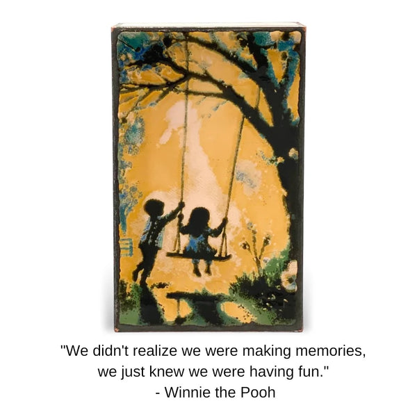 Llew - Spiritiles - Glass Over Copper - "Playtime" #285