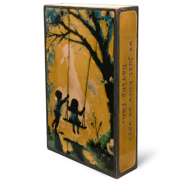 Llew - Spiritiles - Glass Over Copper - "Playtime" #285