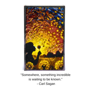 Llew - Spiritiles - Glass Over Copper - "Field of Dreams #286