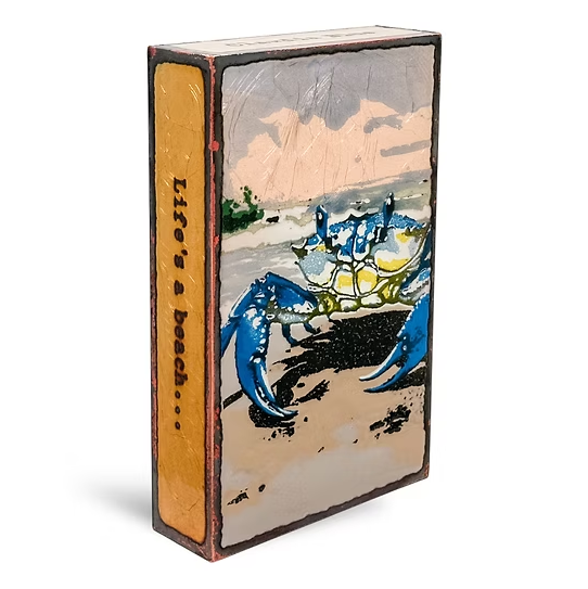 Llew - Spiritiles - Glass Over Copper - "Sidestep" #295 (RETIRED)