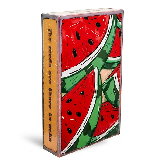 Llew - Spiritiles - Glass Over Copper - "Taste of Summer" #296 (RETIRED)