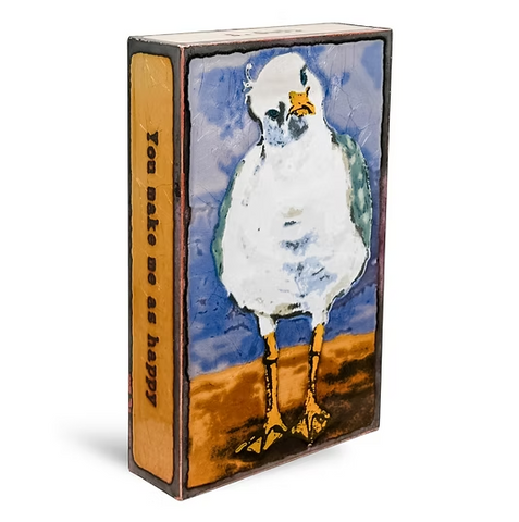 Llew - Spiritiles - Glass Over Copper - "Mine" #297