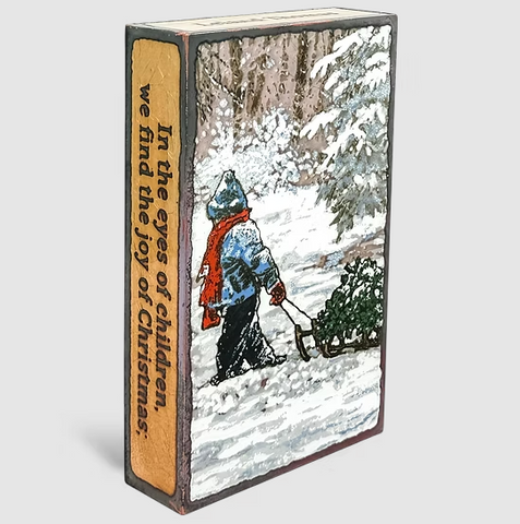 Llew - Spiritiles - Glass Over Copper - "Heart of Christmas" #305