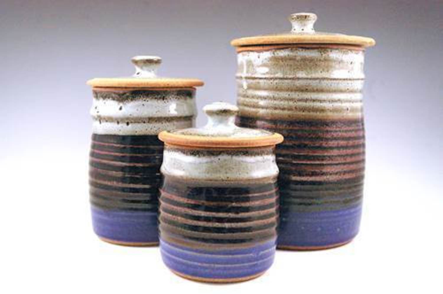 Clear Creek Pottery - Jar Set (Storm)
