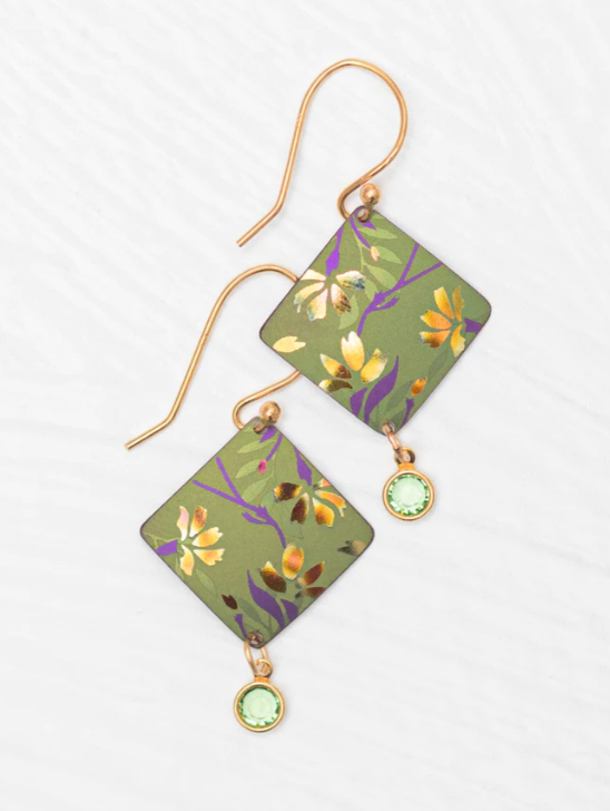Holly Yashi - Earrings - Garden Sonnet (Green) #96224